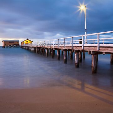 Artwork thumbnail, Queenscliff Pier Autumn Dawn, Victoria, Australia by Michael Boniwell