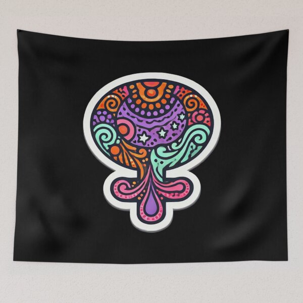 Item preview, Hippy Venus Feminist Symbol designed and sold by PinUpPizzazz.