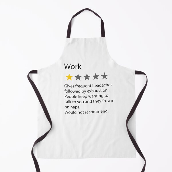 Item preview, Work, would not recommend designed and sold by FunandWhimsy.