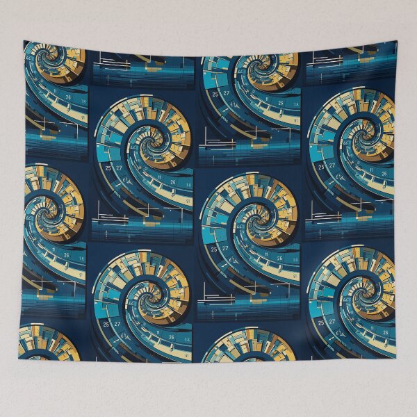 Item preview, Oceanic Spiral: Fibonacci's Wave designed and sold by robertmullineux.