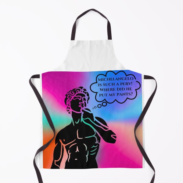 Item preview, Funny Statue of David Design - "Michelangelo is Such a Perv!" designed and sold by Fredster1966.