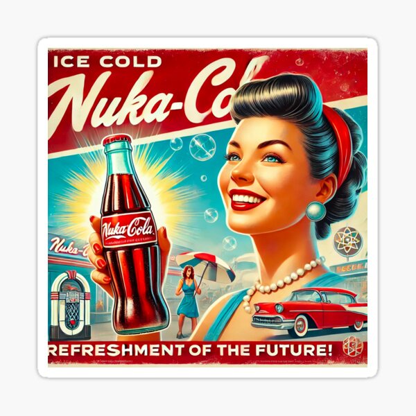 Vista previa del artículo con la obra «Nuka Cola - Repercusión», diseñado y vendido por BladVrt.