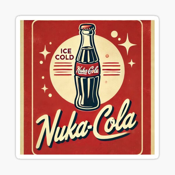 Vista previa del artículo con la obra «Nuka Cola - Repercusión», diseñado y vendido por BladVrt.