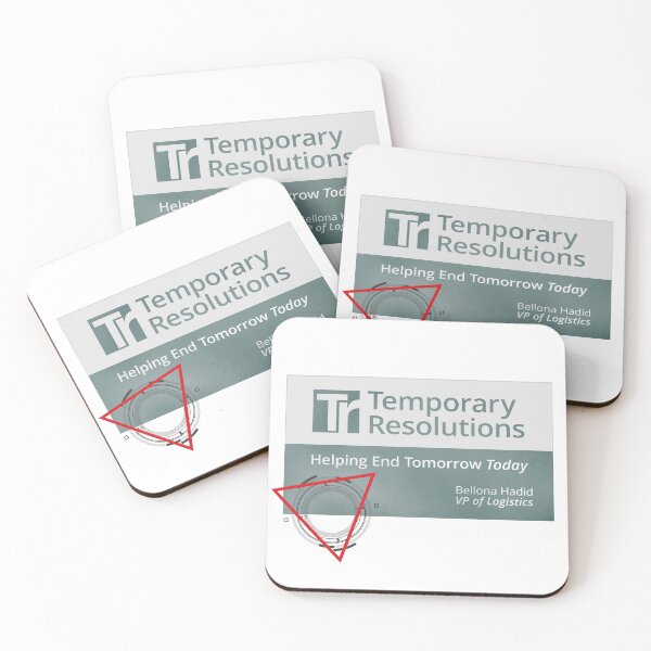 Item preview, Temporary Resolutions Biz Card — Person Of Interest designed and sold by widdart.