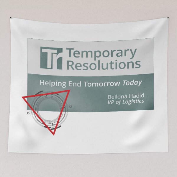 Item preview, Temporary Resolutions Biz Card — Person Of Interest designed and sold by widdart.