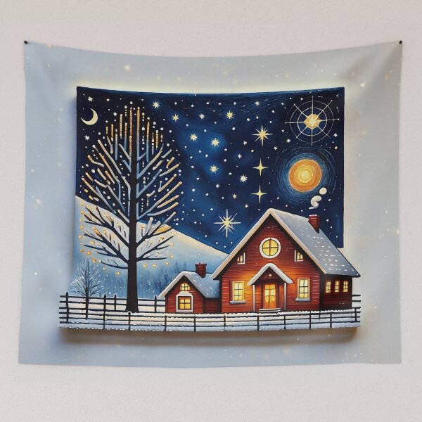 Item preview, Christmas House designed and sold by ArtFactoryAI.