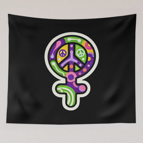 Item preview, Hippy Venus Feminist Symbol designed and sold by PinUpPizzazz.
