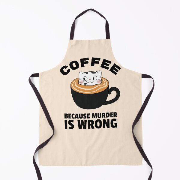 Item preview, Coffee Because Murder Is Wrong designed and sold by Fanverse Merchandise.