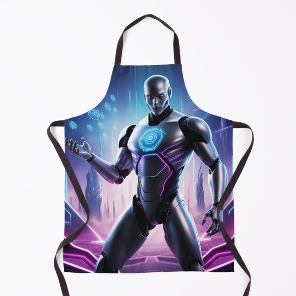 Item preview, Robot futurista con pantalla holográfica designed and sold by MrTrendyDesigns.