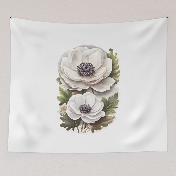 Item preview, White Anemone designed and sold by HOMETOWN86.