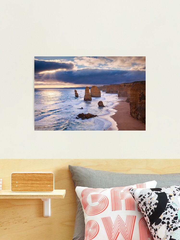 Thumbnail 2 of 3, Photographic Print, "The Twelve Apostles" Sunset, Great Ocean Rd, Australia designed and sold by Chockstone.
