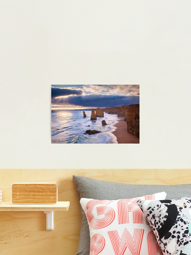 Thumbnail 2 of 3, Photographic Print, "The Twelve Apostles" Sunset, Great Ocean Rd, Australia designed and sold by Chockstone.