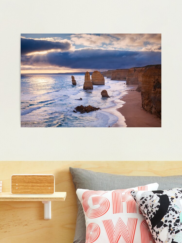 Thumbnail 1 of 3, Photographic Print, "The Twelve Apostles" Sunset, Great Ocean Rd, Australia designed and sold by Chockstone.