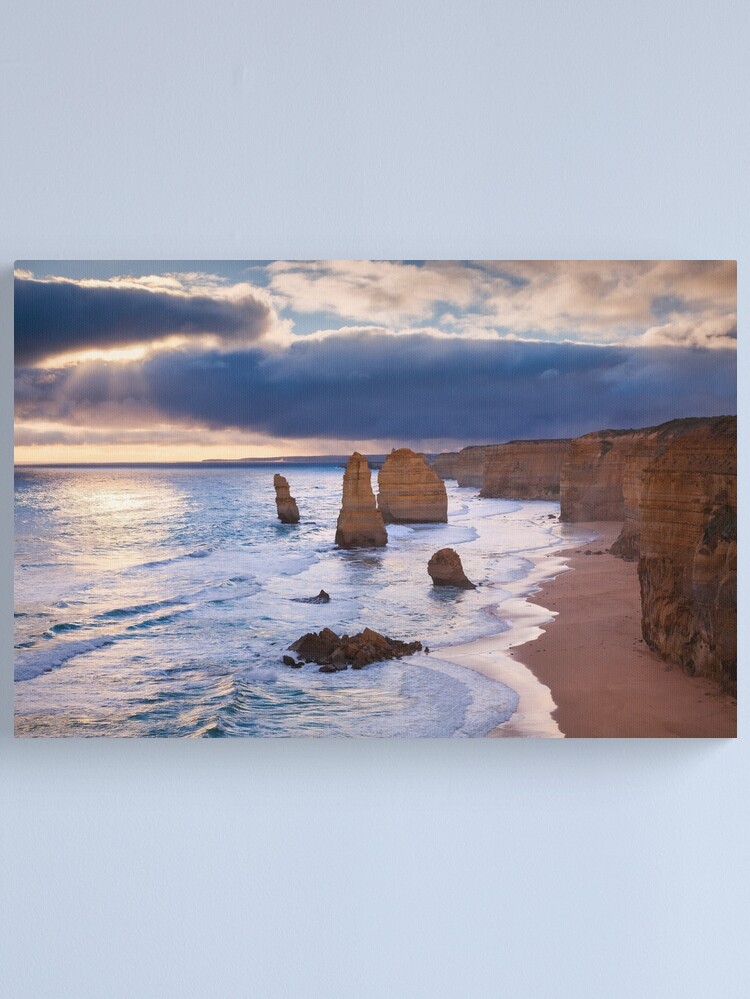 Thumbnail 2 of 3, Canvas Print, "The Twelve Apostles" Sunset, Great Ocean Rd, Australia designed and sold by Chockstone.