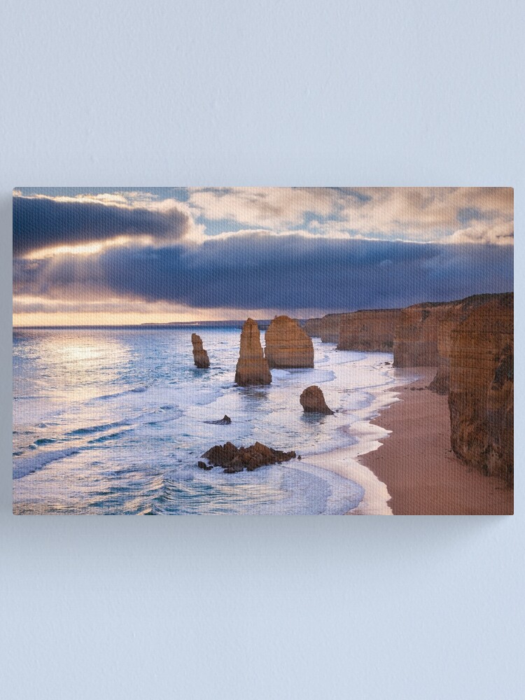 Thumbnail 2 of 3, Canvas Print, "The Twelve Apostles" Sunset, Great Ocean Rd, Australia designed and sold by Chockstone.