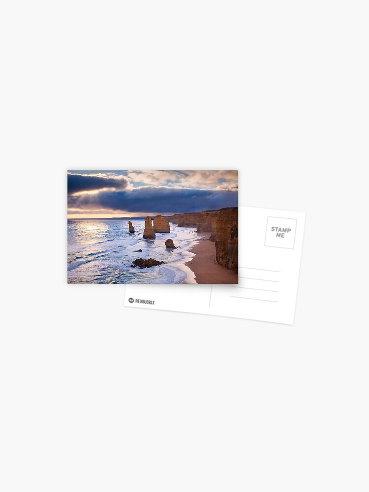 Thumbnail 1 of 2, Postcard, "The Twelve Apostles" Sunset, Great Ocean Rd, Australia designed and sold by Chockstone.