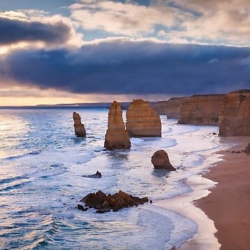 Artwork thumbnail, "The Twelve Apostles" Sunset, Great Ocean Rd, Australia by Michael Boniwell
