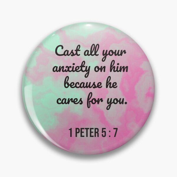Item preview, 1 Peter 5 : 7 - Cast you anxiety - Bible Passage designed and sold by JF Designs.