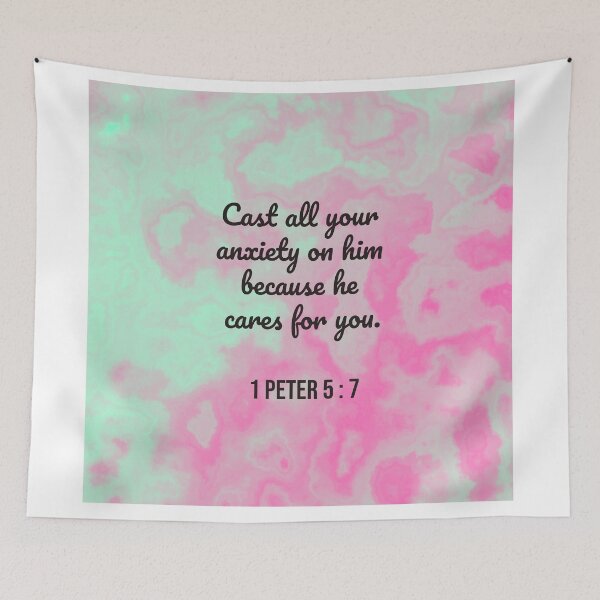 Item preview, 1 Peter 5 : 7 - Cast you anxiety - Bible Passage designed and sold by JF Designs.