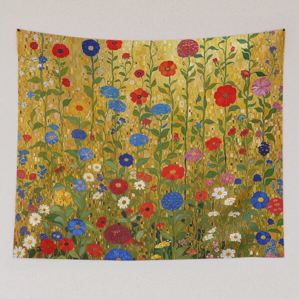 Item preview, Klimt Gold Flower Garden designed and sold by maniacfitness.