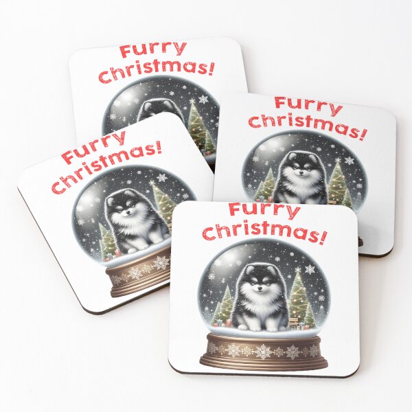 Item preview, Pomsky Snow Globe designed and sold by DogArtGallery.
