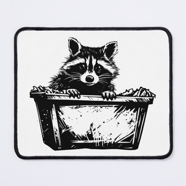 Item preview, Dumpster Raccoon Thrash Diver Scavenger Waster Critter designed and sold by inkoutninja.