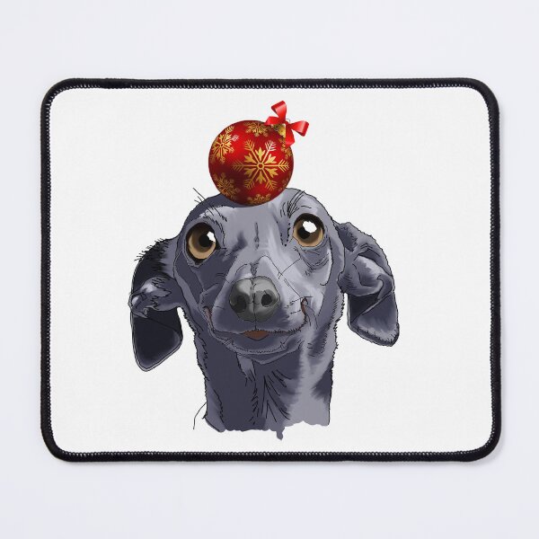 Item preview, Christmas greyhound designed and sold by SerenArtinOz.