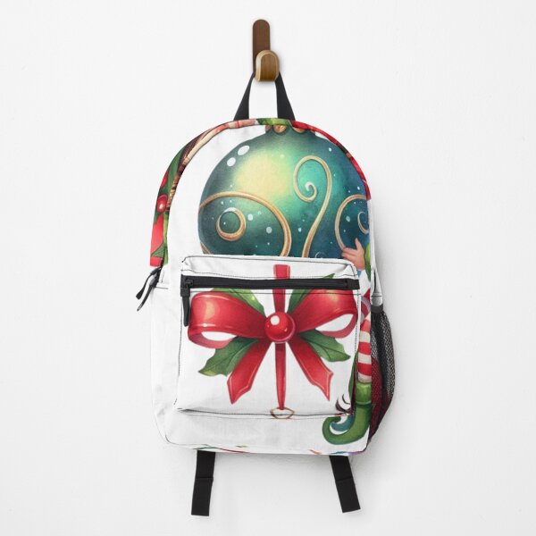 Item preview, Jolly Elf: Bright Blue-Eyed Helper with a Festive Green Ornament designed and sold by TeetasticBtque.