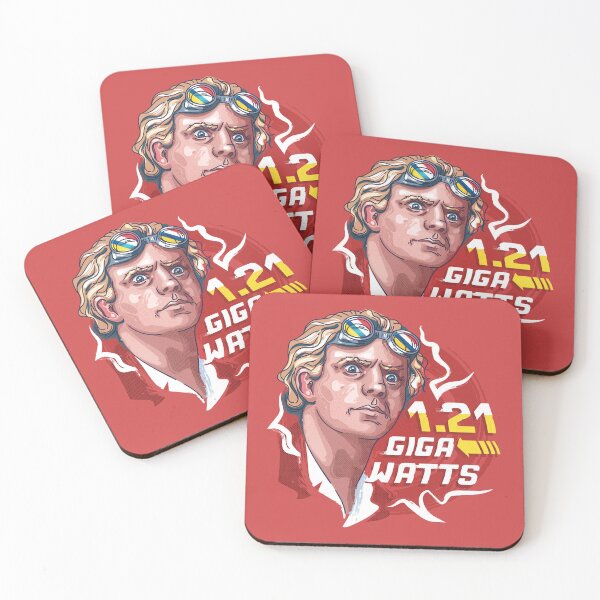 Item preview, Back to the future 1955 Dr. Emmett brown 1.21 gigawatts face designed and sold by grafikis.