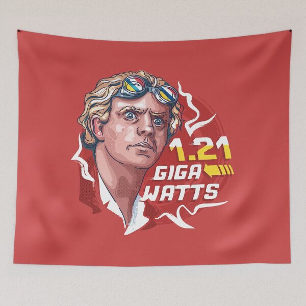 Item preview, Back to the future 1955 Dr. Emmett brown 1.21 gigawatts face designed and sold by grafikis.
