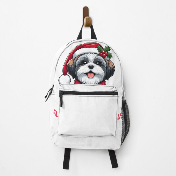 Item preview, Christmas Shihtzu designed and sold by DogArtGallery.