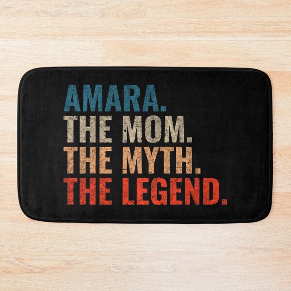 Item preview, Amara The Mom The Myth The Legend Amara Name Retro 70s distress designed and sold by Teelogic.