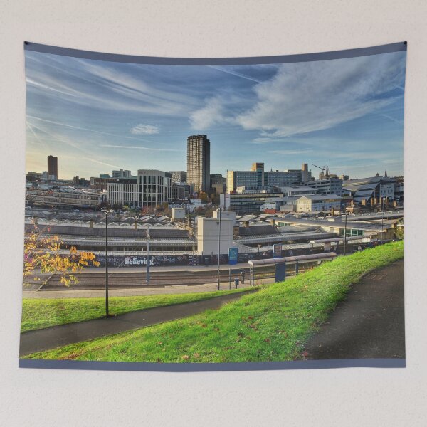 Item preview, Sheffield Autumn Cityscape designed and sold by Alisonchambers2.