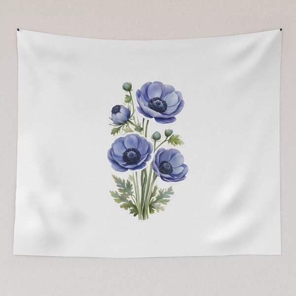 Item preview, Blue Anemone designed and sold by HOMETOWN86.