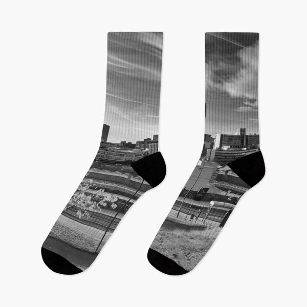 Item preview, Sheffield Cityscape BW designed and sold by Alisonchambers2.