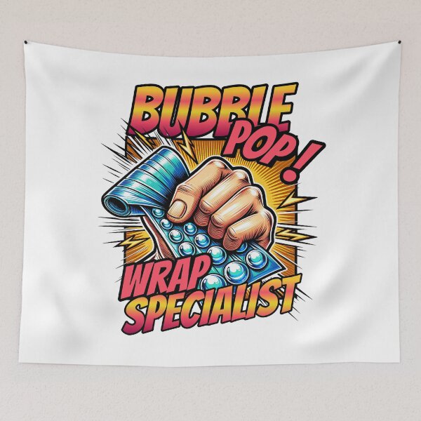 Item preview, Bubble Wrap Specialist – Satisfying Pop Art designed and sold by Belarte.shop.
