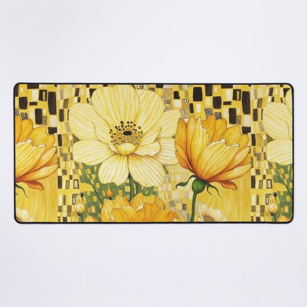 Item preview, Klimt Gold Flower Garden designed and sold by maniacfitness.