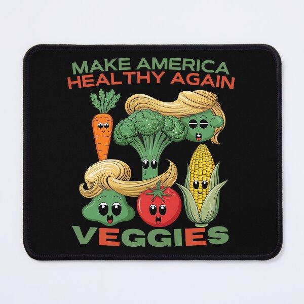 Item preview, Make America Healthy Again Veggies - A fun gift for veggie lovers, health enthusiasts, and humor fans! designed and sold by ZyziowskyArt.