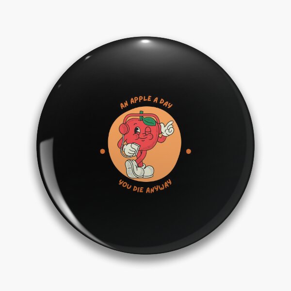 Item preview, An Apple a Day Keeps Anyone Away If You Throw It Hard Enough designed and sold by dudelinart.