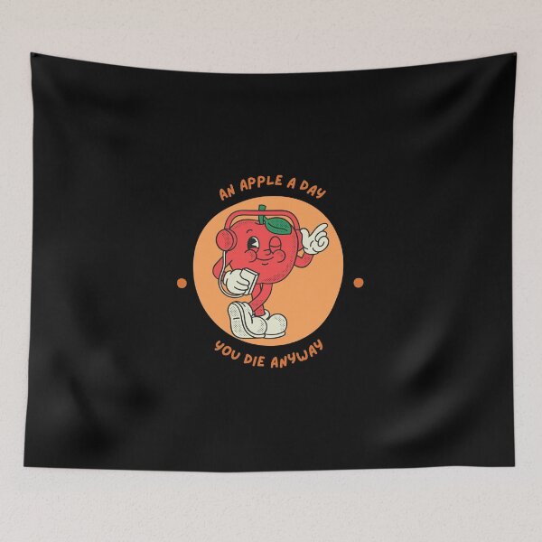 Item preview, An Apple a Day Keeps Anyone Away If You Throw It Hard Enough designed and sold by dudelinart.