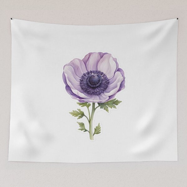 Item preview, Purple Anemone designed and sold by HOMETOWN86.