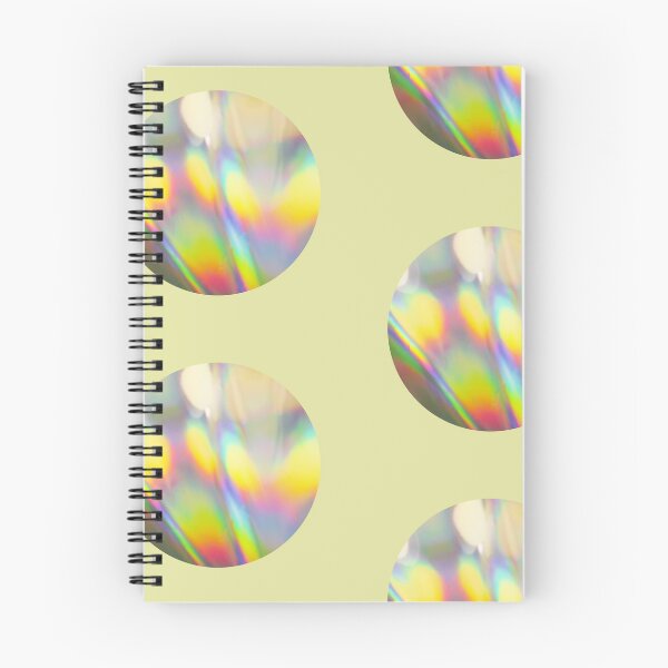 Item preview, Ochre yellow neon circle pattern | metallic y2k pale yellow dot pattern designed and sold by lausn.