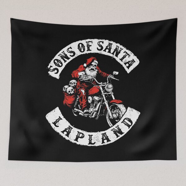 Item preview, Sons of Santa - Lapland Funny Christmas Bikers Club designed and sold by Darmoks-Geeks.
