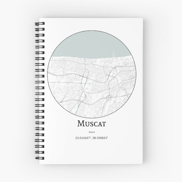 Artikelvorschau, Topographie von Muscat entworfen und verkauft von JohnnysHeath.