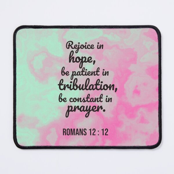 Item preview, Romans 12 : 12 - Rejoice in hope - bible passage designed and sold by JF Designs.