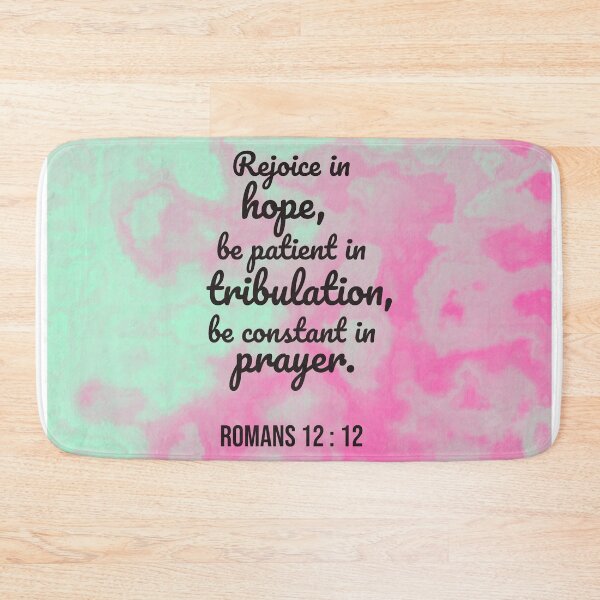 Item preview, Romans 12 : 12 - Rejoice in hope - bible passage designed and sold by JF Designs.