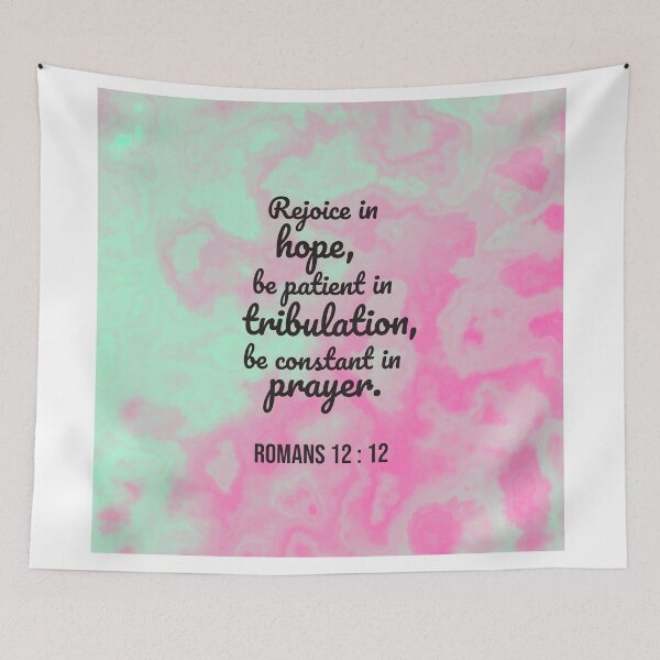 Item preview, Romans 12 : 12 - Rejoice in hope - bible passage designed and sold by JF Designs.