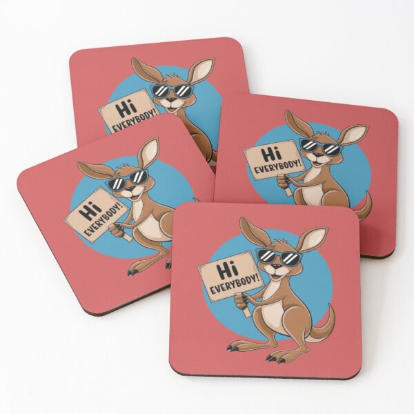 Item preview, Funny Kangaroo with Sunglasses designed and sold by PrintBreeze.