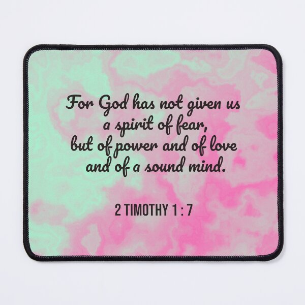 Item preview, 2 Timothy 1 : 7 - For god has given us - Bible passage designed and sold by JF Designs.