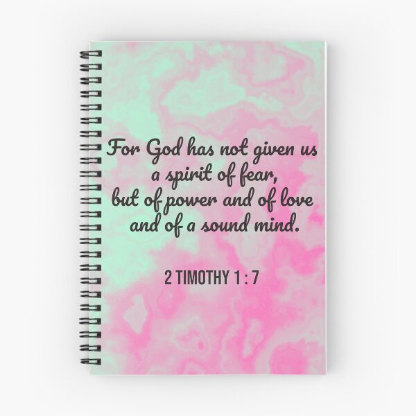 Item preview, 2 Timothy 1 : 7 - For god has given us - Bible passage designed and sold by JF Designs.